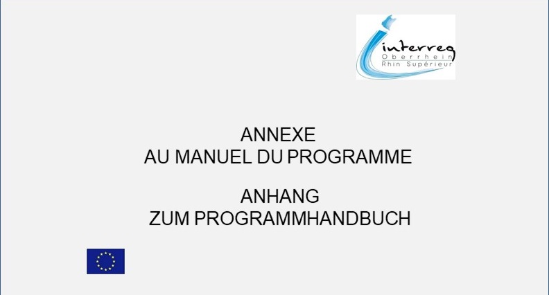 Annexe au manuel du programme mise à jour